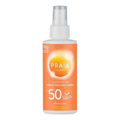 Spray Solaire Corps SPF 50 - 100ml - Praïa