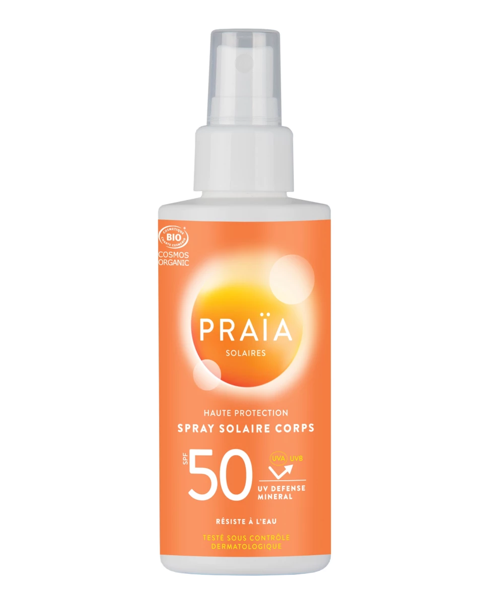 Spray Solaire Corps SPF 50 - 100ml - Praïa