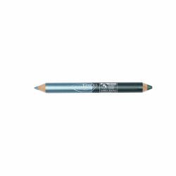 Crayon DUO Yeux - Turquoise & Vert Émeraude - Purobio