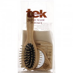 Brosse à brushing diamètre 55 hêtre naturel - Tek - Beliflor