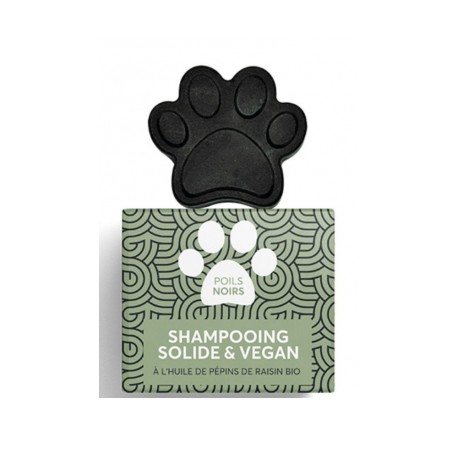 Shampoing Solide pour Animaux Pepet's - Poils Noirs - Naiomy