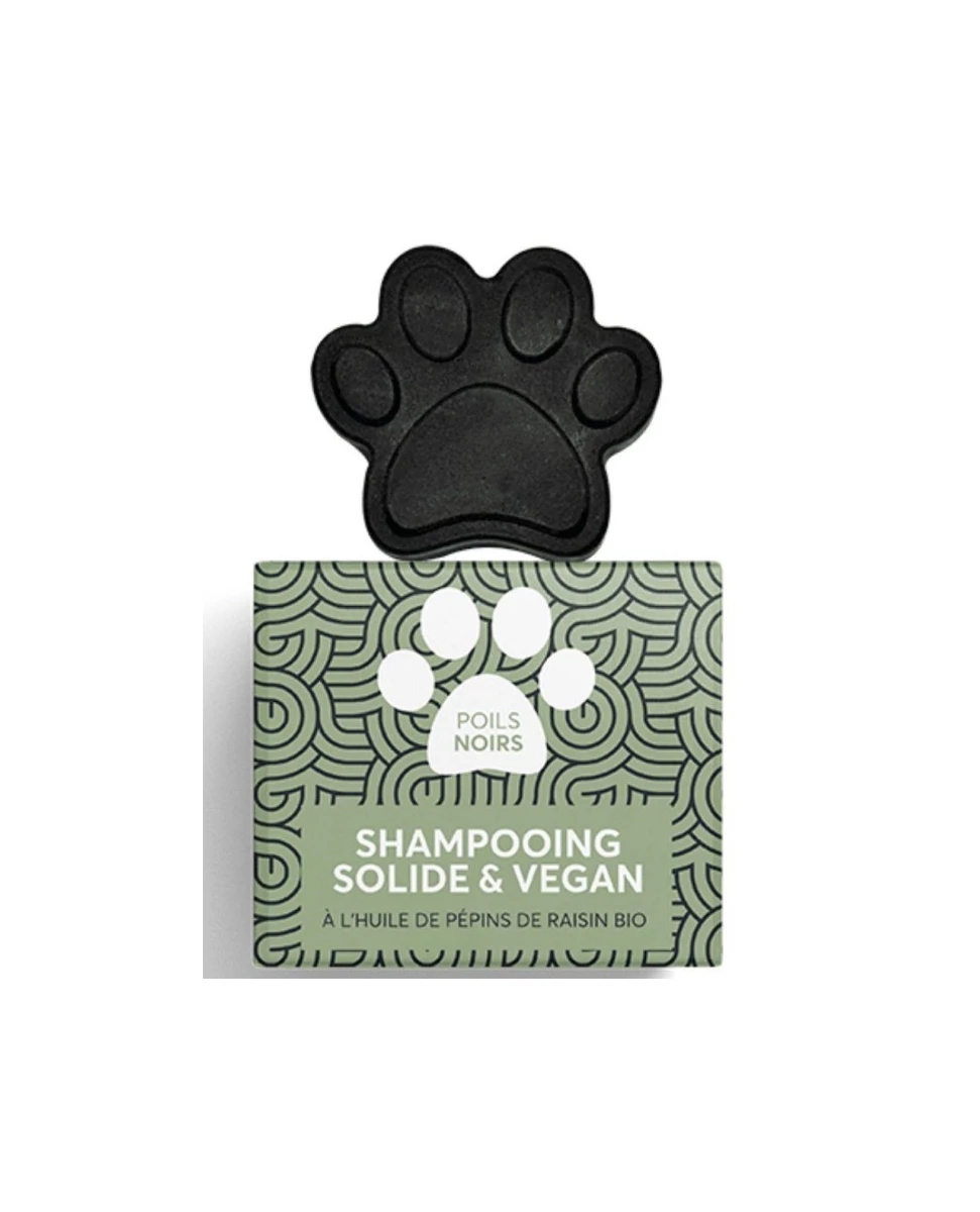 Shampoing Solide pour Animaux Pepet's - Poils Noirs - Naiomy