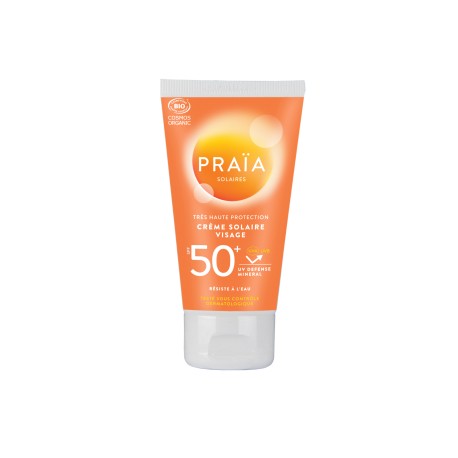 Crème Solaire Visage SPF 50+ - 50ml - Praïa