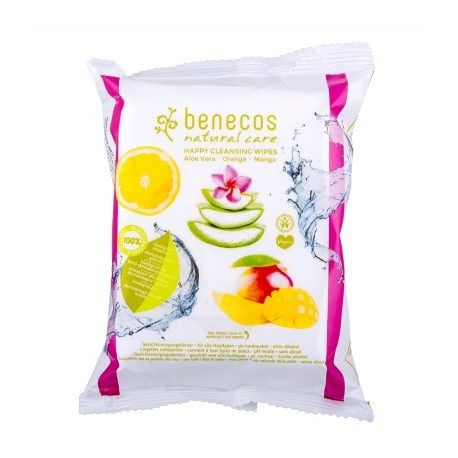 Lingettes Nettoyantes Visage - 25 Unités - Benecos