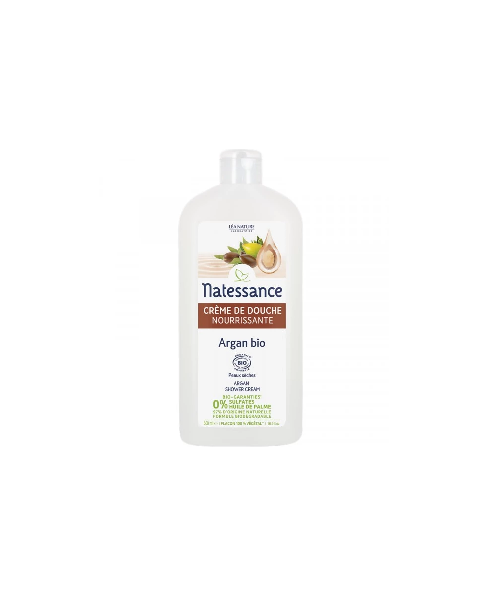 Crème de Douche Argan Nourrissante - 500ml - Natessance