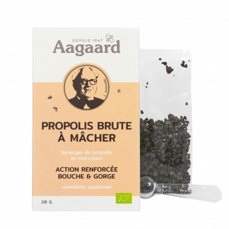 Propolis Brûte à Mâcher - 20g - Aagaard Propolis