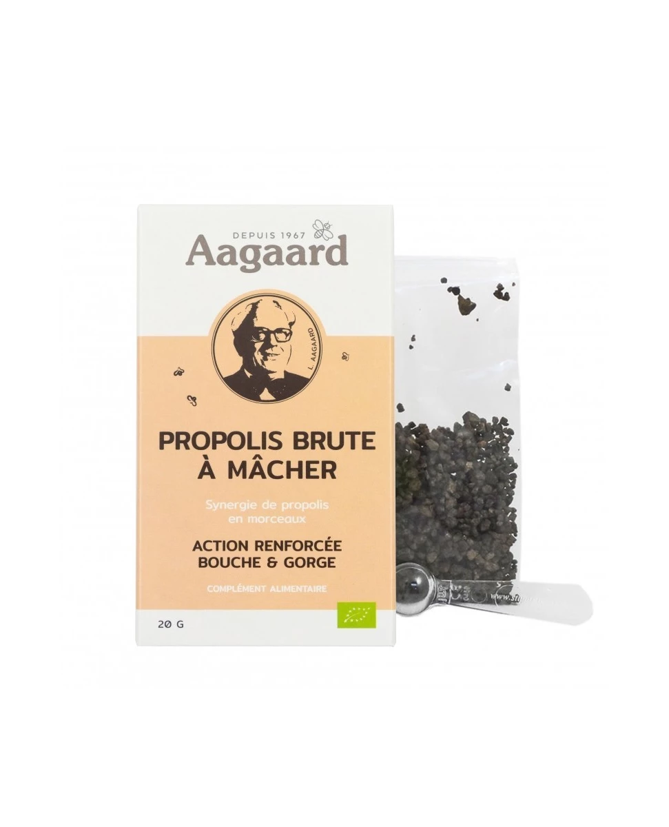 Propolis Brûte à Mâcher - 20g - Aagaard Propolis