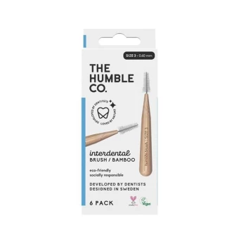 Brosse Interdentaire Bleu 0,6mm - x6 - The Humble Co