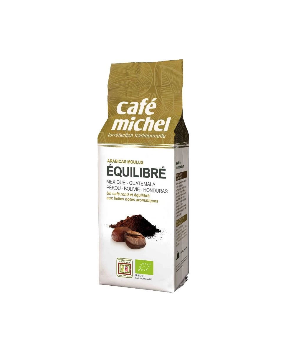 Arabicas Moulus Equilibré 250g-Café Michel