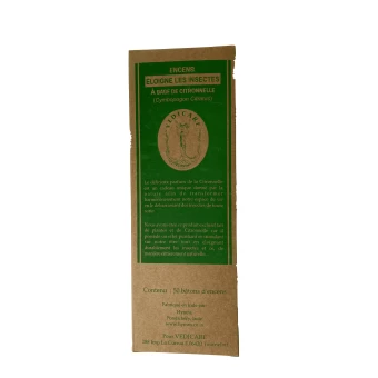 Encens Éloigne Insectes - 50 bâtons - Vedicare