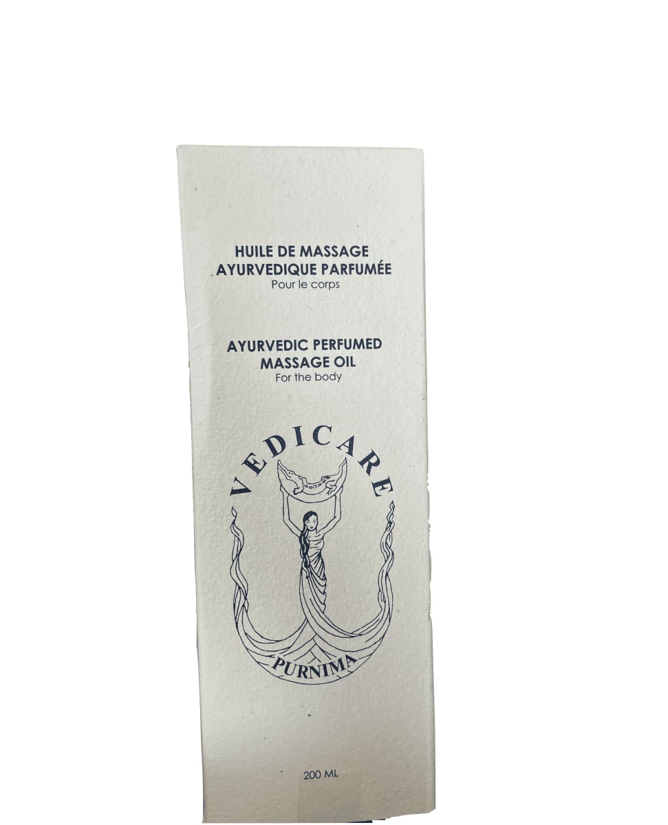 Huile Massage Ayurvedique Parfumée - 200ml - Vedicare