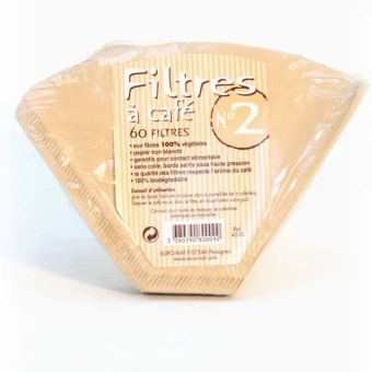 Filtres à Café n°2 (60 filtres)-Euronat
