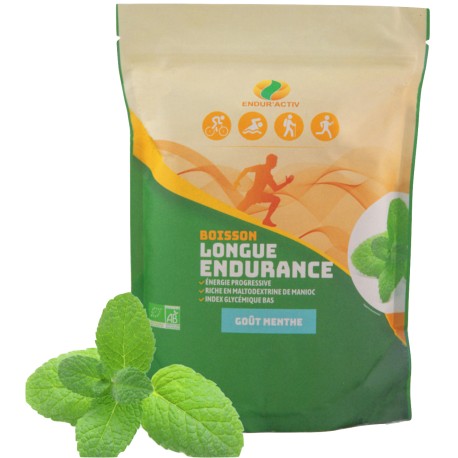 Boisson Longue Endurance Bio Menthe - 450g - Endur'Activ