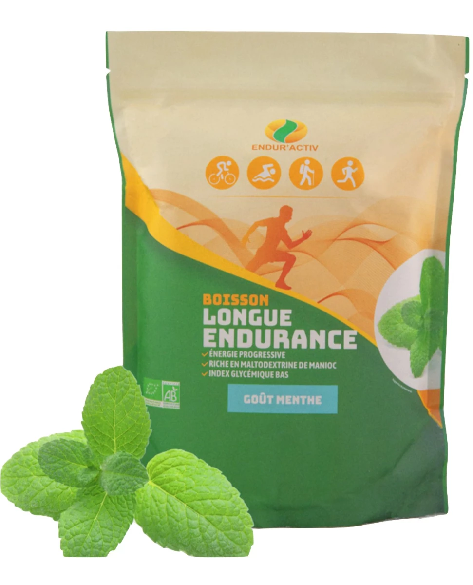 Boisson Longue Endurance Bio Menthe - 450g - Endur'Activ