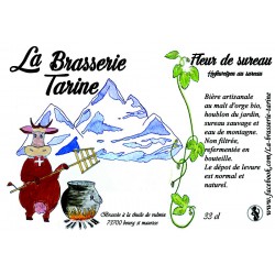 Bière La Tarine Blanche Sureau - 33cl - La Brasserie Tarine