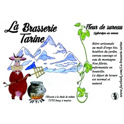 Bière La Tarine Blanche Sureau - 75cl - La Brasserie Tarine