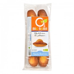 Madeleines du Pâtissier Bio Sans Beurre 180g-Bio Soleil