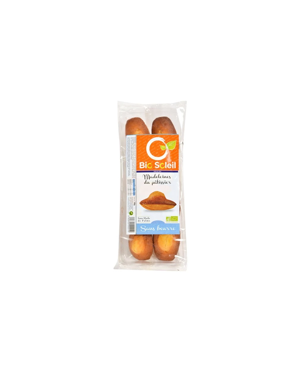 Madeleines du Pâtissier Bio Sans Beurre 180g-Bio Soleil
