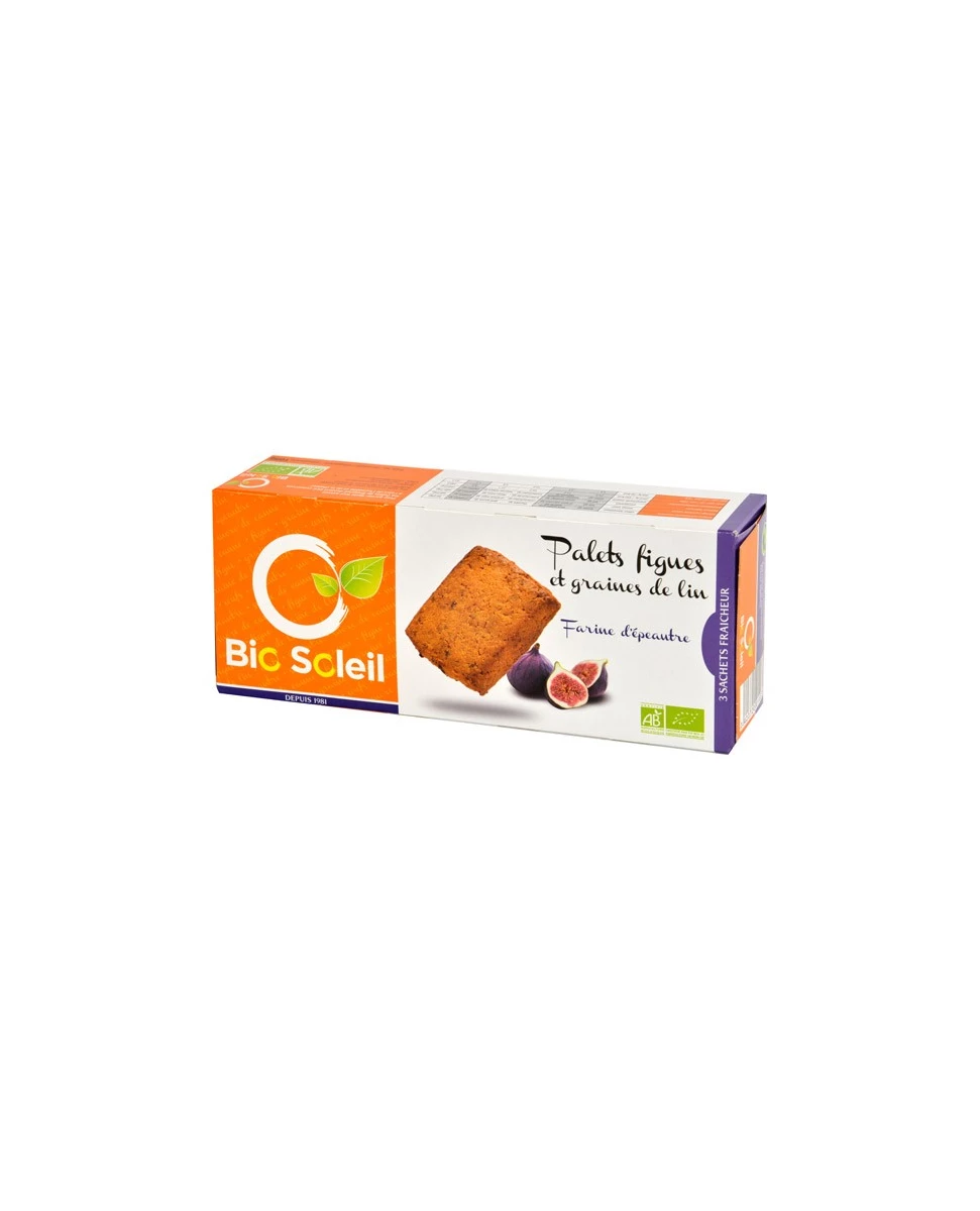 Palets Bio Figues et Graines de Lin 165g-Bio Soleil