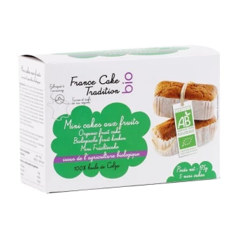 Mini Cakes aux Fruits Bio 175g-France Cake Tradition Bio