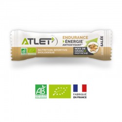 Barre Salée Énergétique Bio Noix de Cajou & Pistache – 25g – Atlet