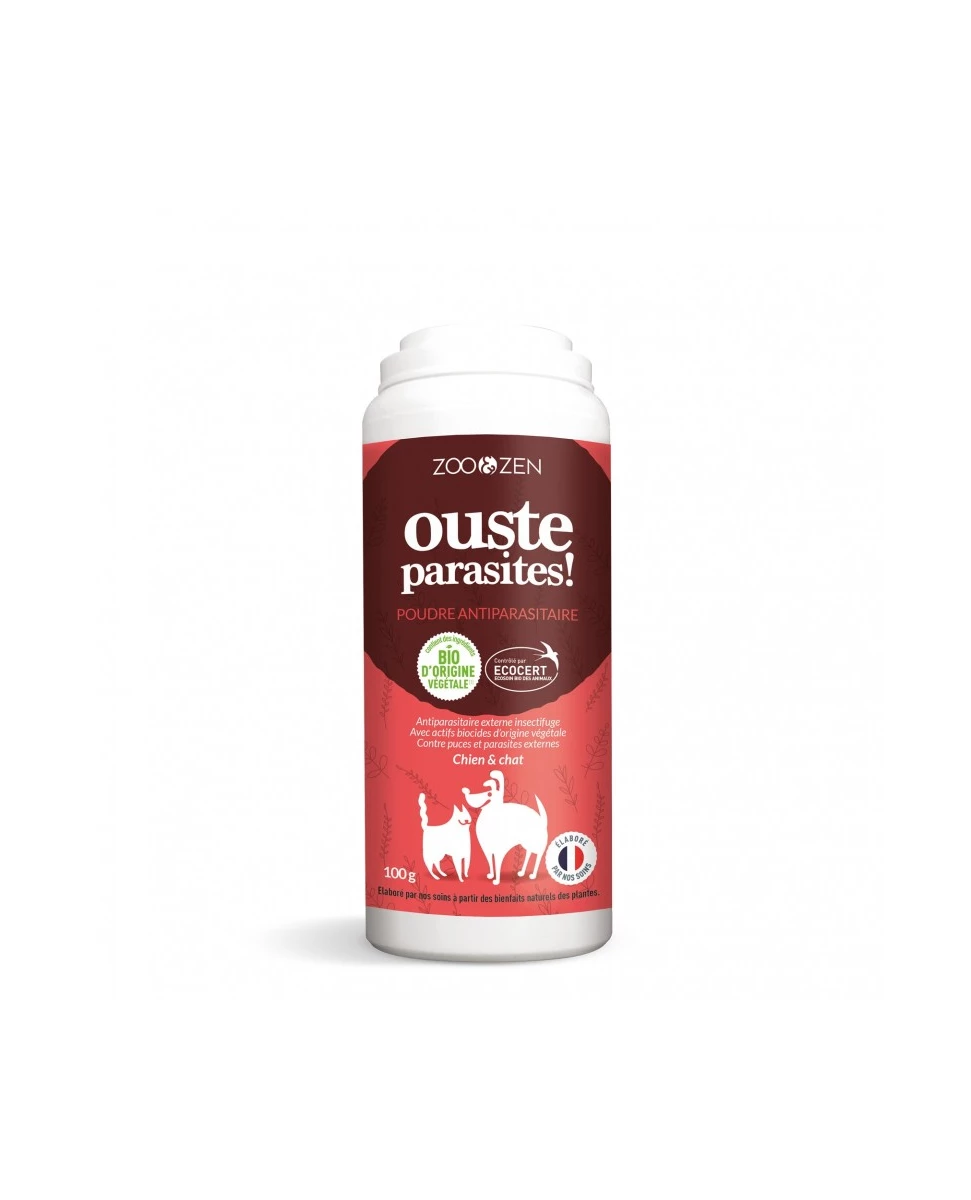 Poudre Anti-parasitaire Chien & Chat Bio - 100g - Zoo & Zen