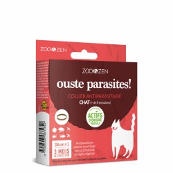 Collier Anti-parasitaire Chat - Diamètre 38cm - Zoo & Zen