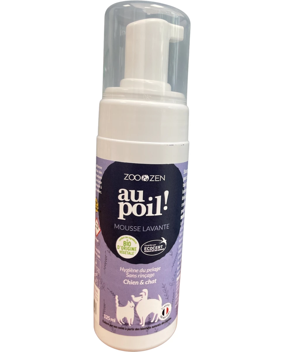 Mousse Lavante Chien & Chat Bio - 125ml - Zoo & Zen