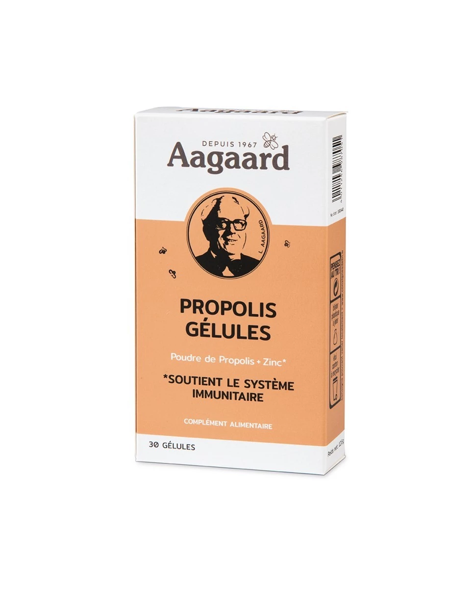 Propolis - 30 gélules - 250mg Propolis - Aagaard Propolis