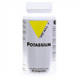 Potassium 200mg - 80 Gélules Végétales - Vit'All+