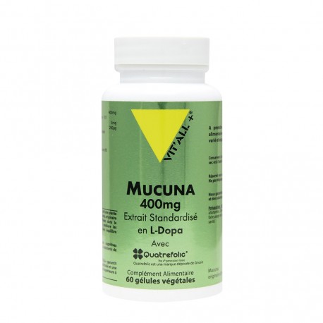 Mucuna 400mg - 60 Gélules Végétales - Vit'All+