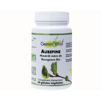 Gemm'Vital Aubepine Bio - 60 Gelules - Vit'All+