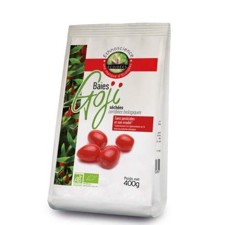 Baies de Goji Bio Séchées - 400g - Écoidées