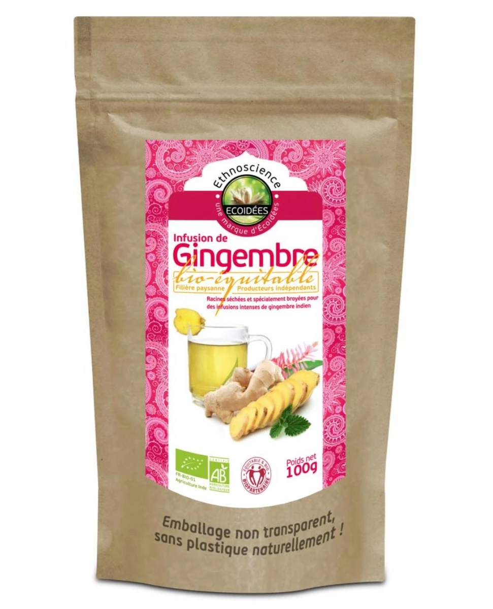 Infusion de Gingembre Bio - 100g - Écoidées