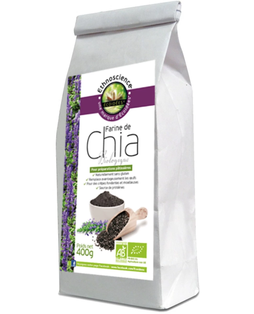 Farine de Chia Bio - 400g - Écoidées