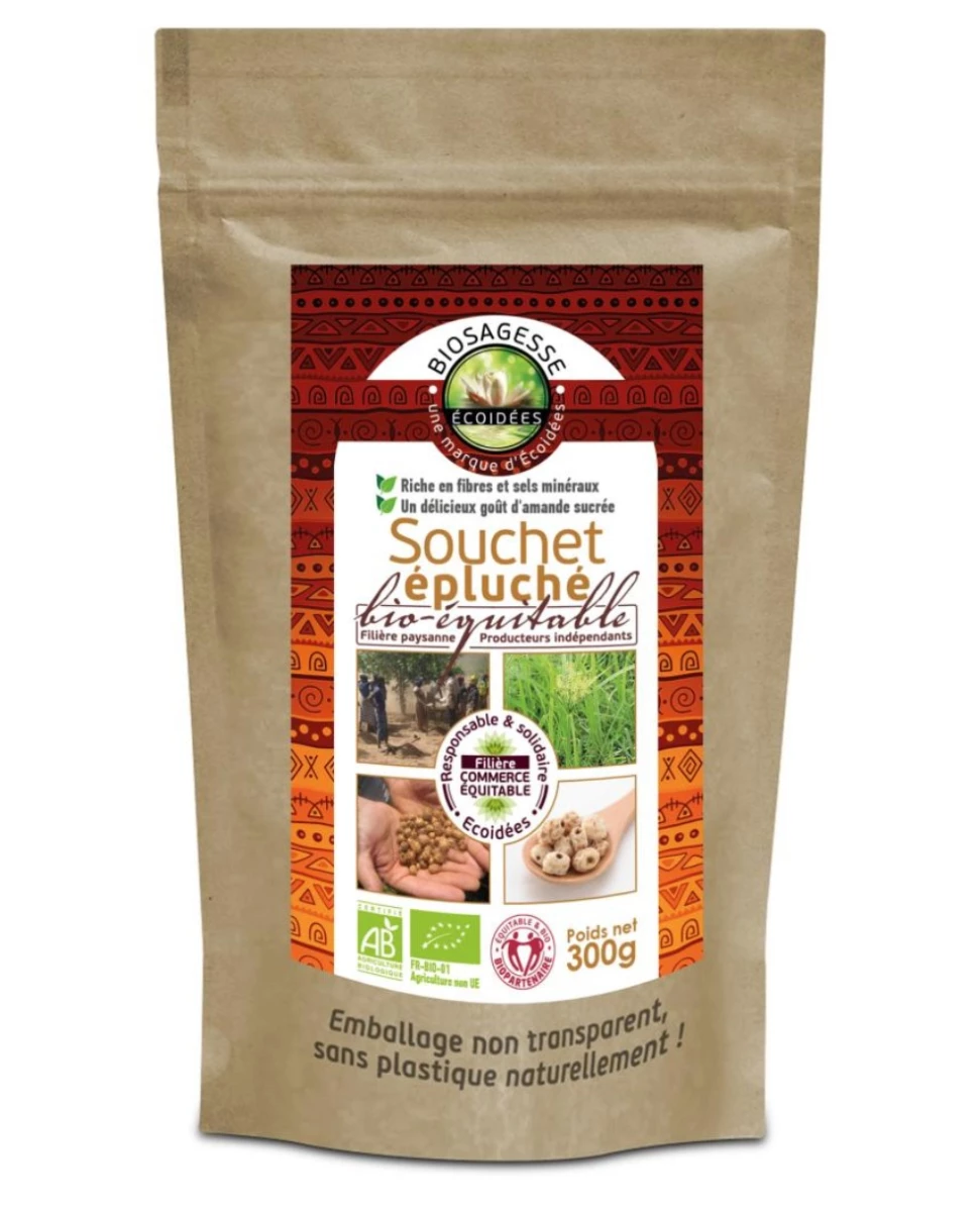 Souchet épluché Bio - 300g - Écoidées
