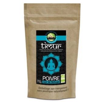 Poivre Noir de Sichuan - 75g - Ecoidées