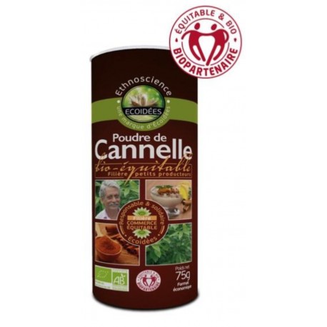 Cannelle moulue bio équitable 75g - Nutri Naturel