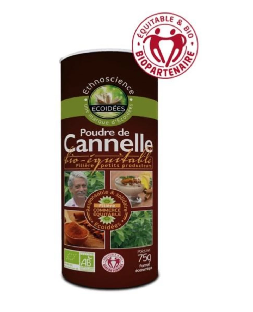 Poudre de Cannelle Bio - 75g - Écoidées