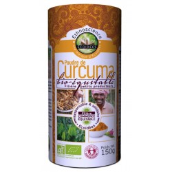 Poudre de Curcuma Bio et Equitable - 150g - Ecoidées