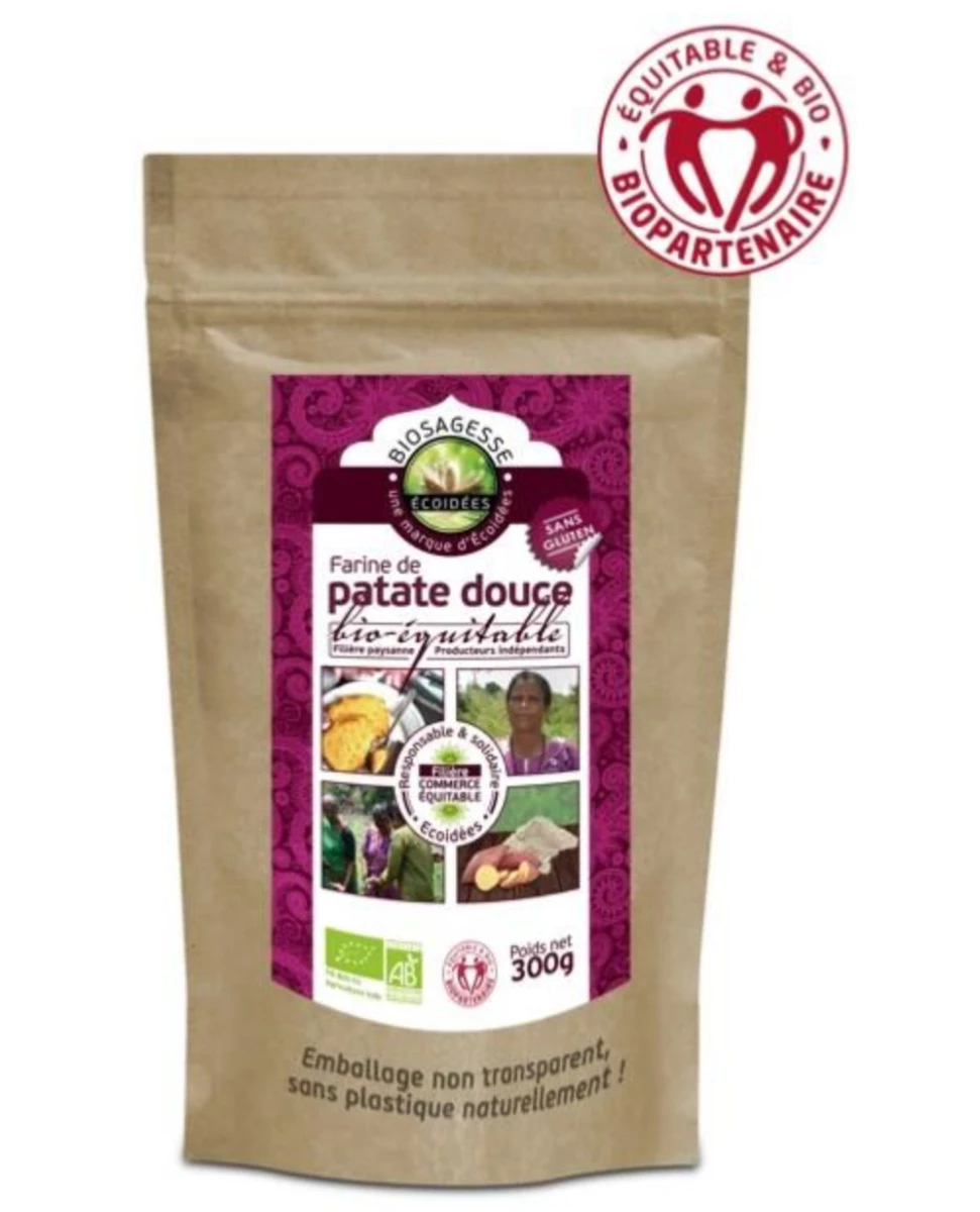 Farine Patate Douce Bio - 300g - Écoidées