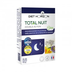 Total Nuit Double Action - 30 comprimés - Diet Horizon