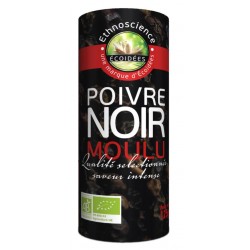 Poivre Noir Moulu - 125g - Écoidées