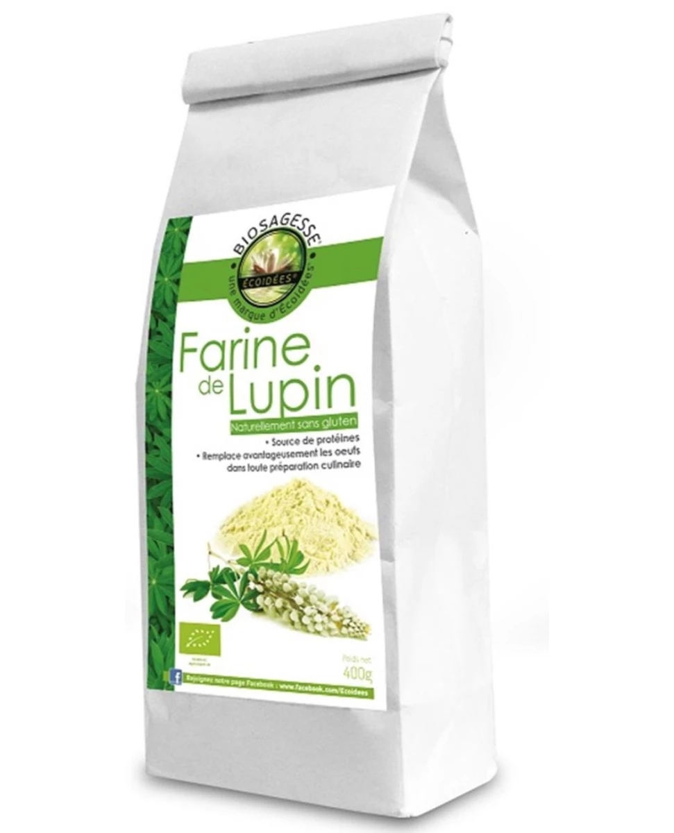 Farine de Lupin Bio - 400g - Écoidées