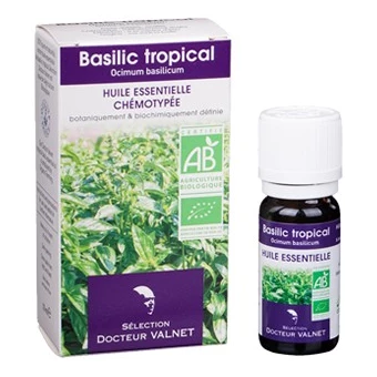 Basilic, Huile Essentielle 10ml-Docteur Valnet