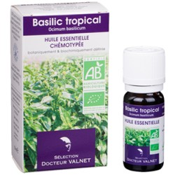 Basilic, Huile Essentielle 10ml-Docteur Valnet