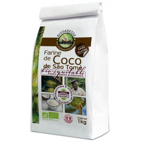 Farine de Coco - 1Kg - Écoidées