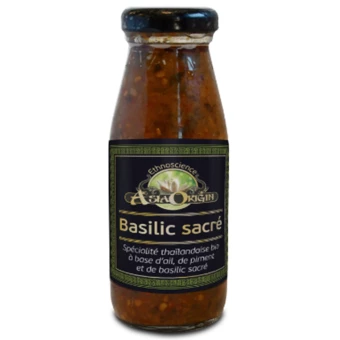 Sauce Basilic Sacré Bio - 200g - Écoidées