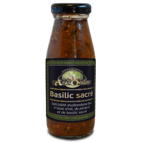 Sauce Basilic Sacré Bio - 200g - Écoidées