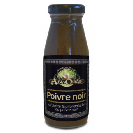 Sauce Poivre Noir Bio - 200g - Écoidées